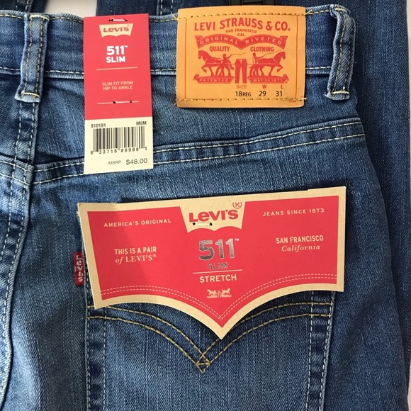 NWT Levi’s 511 Slim - Picture 5 of 15